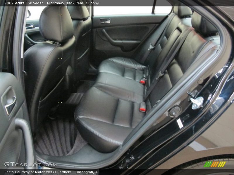 Nighthawk Black Pearl / Ebony 2007 Acura TSX Sedan