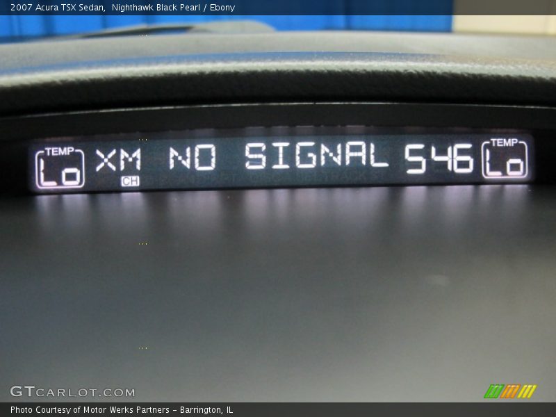 Nighthawk Black Pearl / Ebony 2007 Acura TSX Sedan