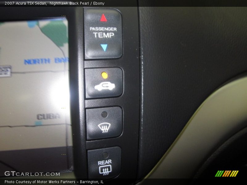 Nighthawk Black Pearl / Ebony 2007 Acura TSX Sedan