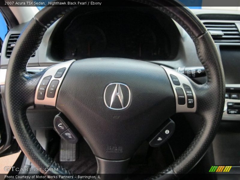 Nighthawk Black Pearl / Ebony 2007 Acura TSX Sedan