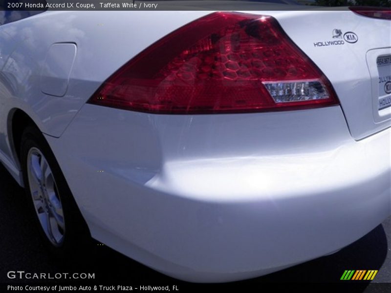 Taffeta White / Ivory 2007 Honda Accord LX Coupe