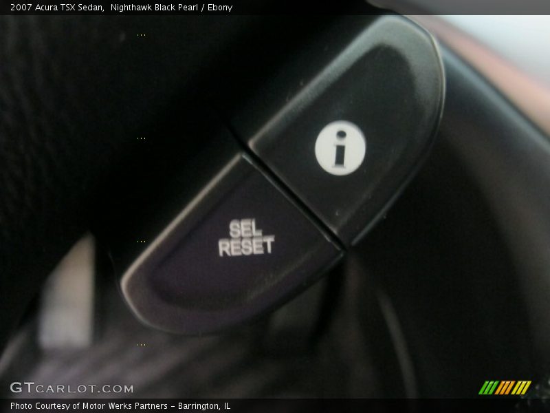 Nighthawk Black Pearl / Ebony 2007 Acura TSX Sedan