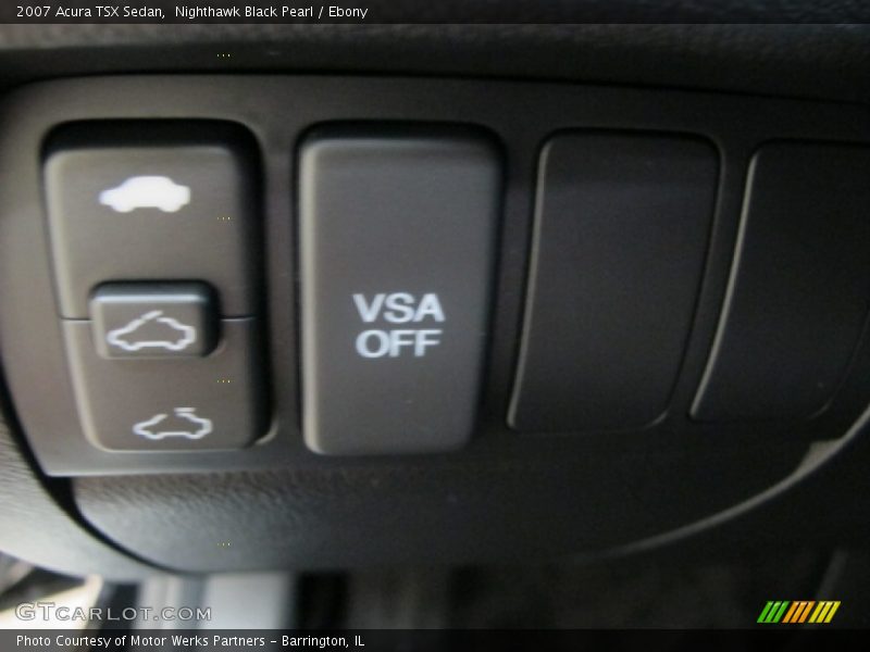 Nighthawk Black Pearl / Ebony 2007 Acura TSX Sedan