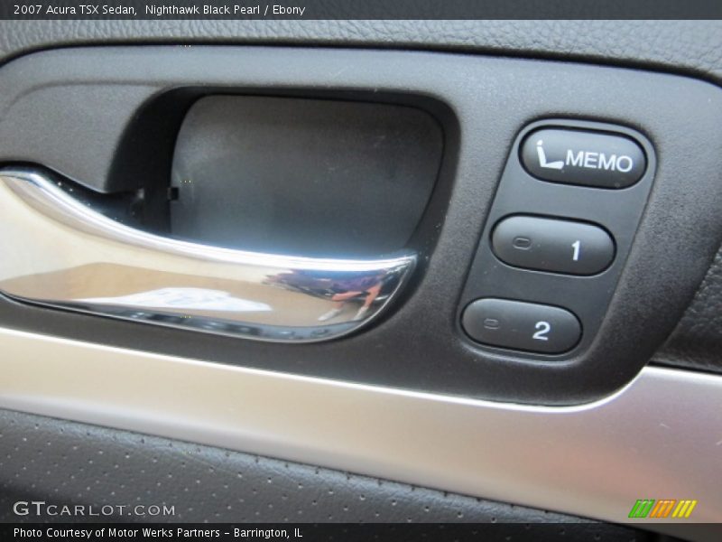 Nighthawk Black Pearl / Ebony 2007 Acura TSX Sedan