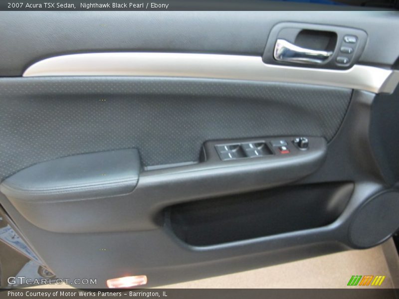 Nighthawk Black Pearl / Ebony 2007 Acura TSX Sedan