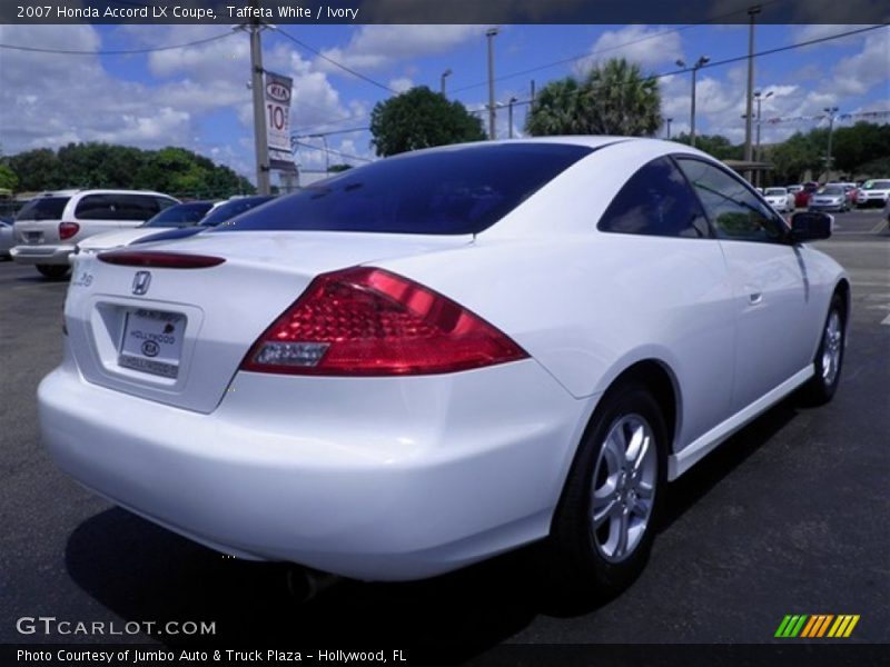 Taffeta White / Ivory 2007 Honda Accord LX Coupe