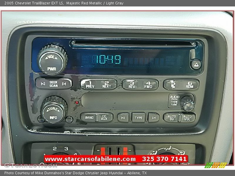 Majestic Red Metallic / Light Gray 2005 Chevrolet TrailBlazer EXT LS