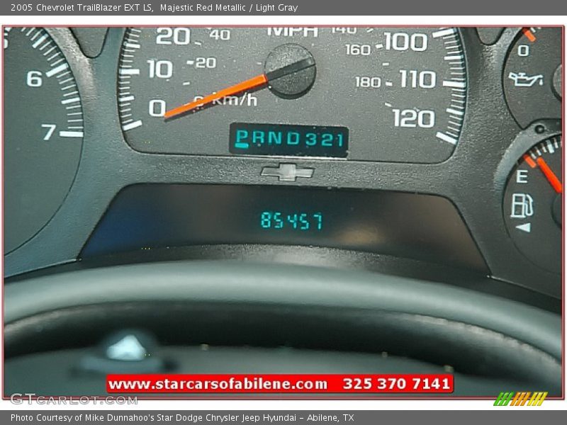 Majestic Red Metallic / Light Gray 2005 Chevrolet TrailBlazer EXT LS