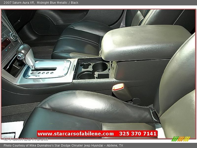 Midnight Blue Metallic / Black 2007 Saturn Aura XR