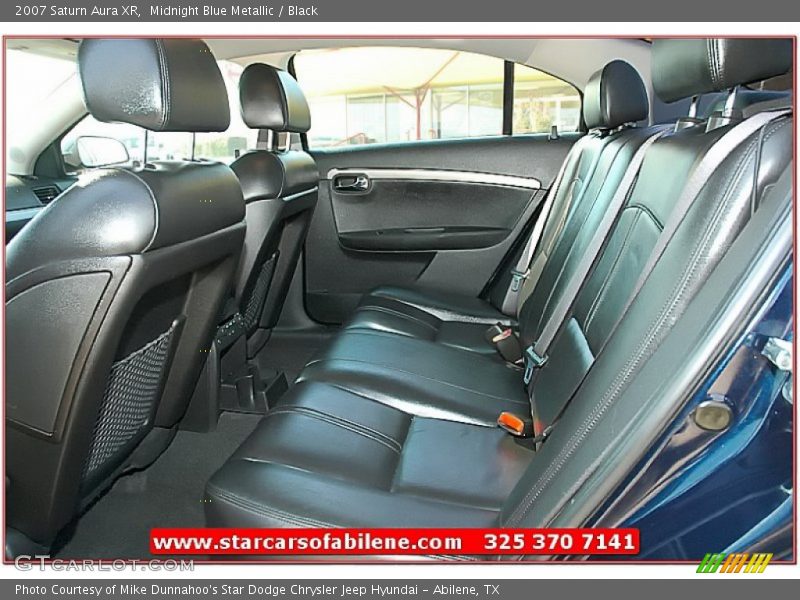 Midnight Blue Metallic / Black 2007 Saturn Aura XR