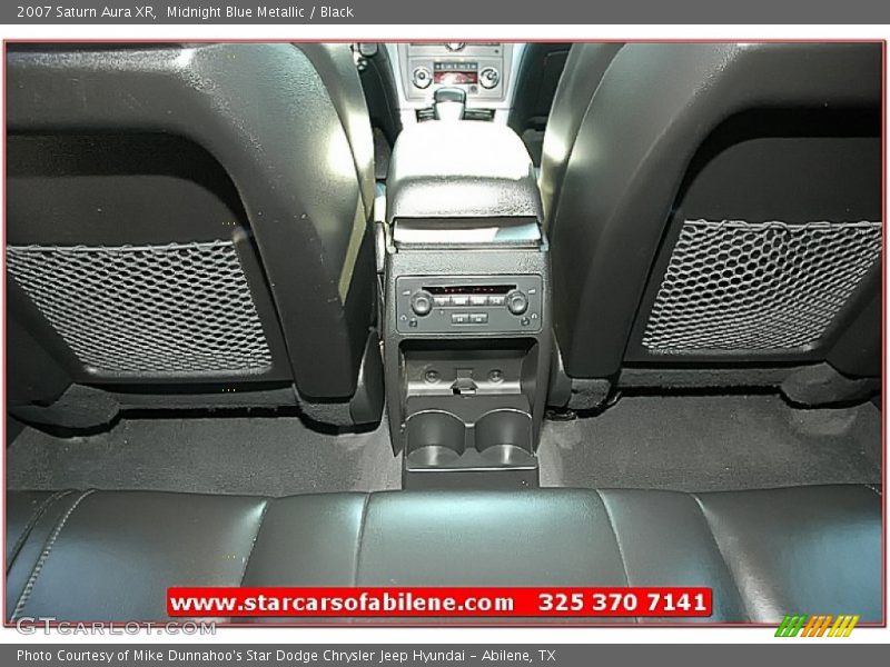 Midnight Blue Metallic / Black 2007 Saturn Aura XR
