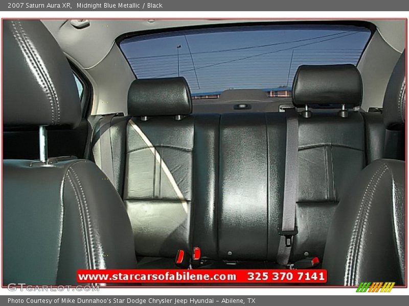 Midnight Blue Metallic / Black 2007 Saturn Aura XR