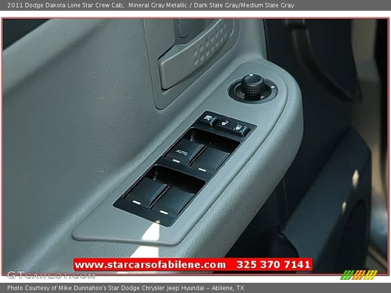 Mineral Gray Metallic / Dark Slate Gray/Medium Slate Gray 2011 Dodge Dakota Lone Star Crew Cab