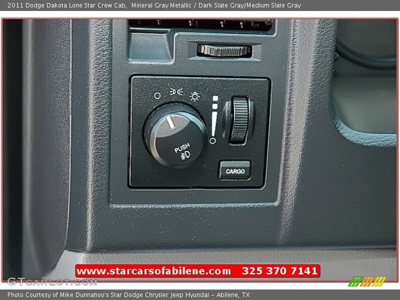 Mineral Gray Metallic / Dark Slate Gray/Medium Slate Gray 2011 Dodge Dakota Lone Star Crew Cab