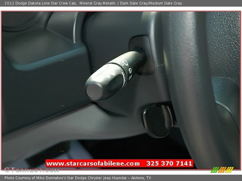 Mineral Gray Metallic / Dark Slate Gray/Medium Slate Gray 2011 Dodge Dakota Lone Star Crew Cab