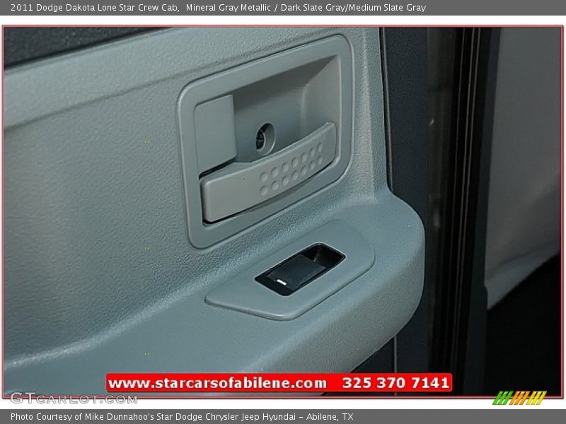 Mineral Gray Metallic / Dark Slate Gray/Medium Slate Gray 2011 Dodge Dakota Lone Star Crew Cab