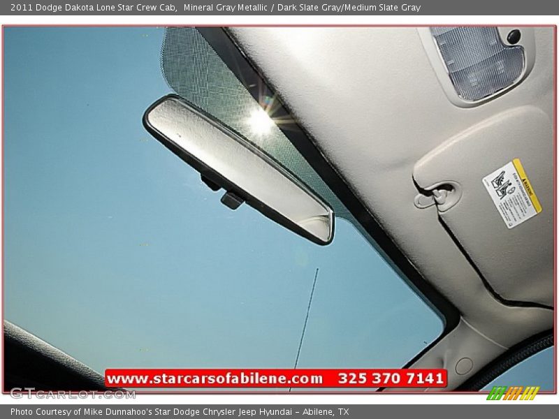 Mineral Gray Metallic / Dark Slate Gray/Medium Slate Gray 2011 Dodge Dakota Lone Star Crew Cab