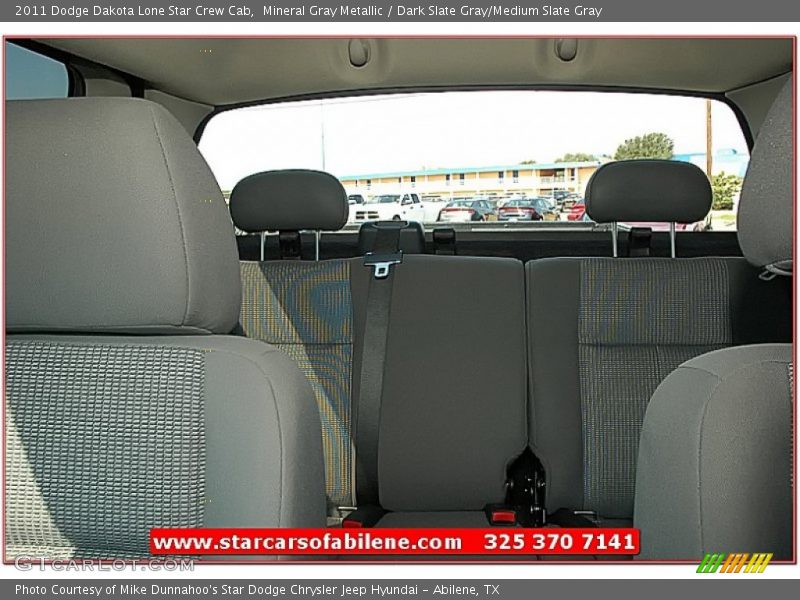 Mineral Gray Metallic / Dark Slate Gray/Medium Slate Gray 2011 Dodge Dakota Lone Star Crew Cab