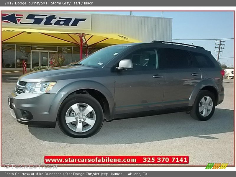 Storm Grey Pearl / Black 2012 Dodge Journey SXT