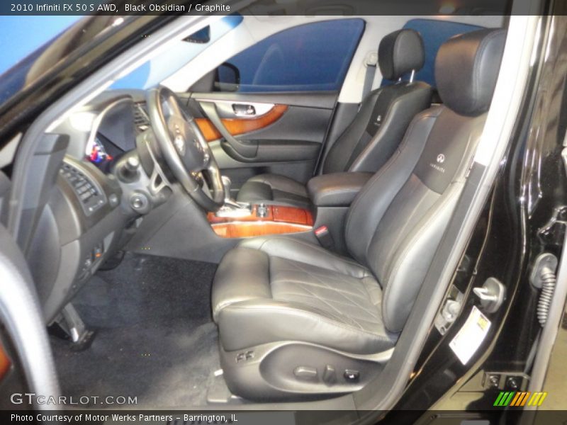  2010 FX 50 S AWD Graphite Interior