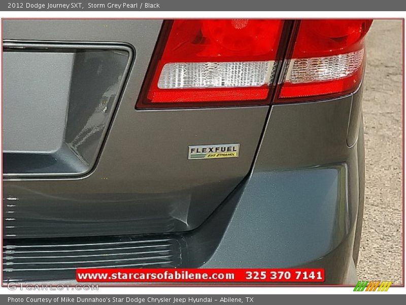 Storm Grey Pearl / Black 2012 Dodge Journey SXT