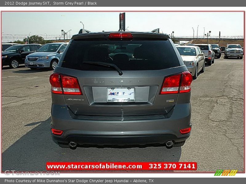 Storm Grey Pearl / Black 2012 Dodge Journey SXT