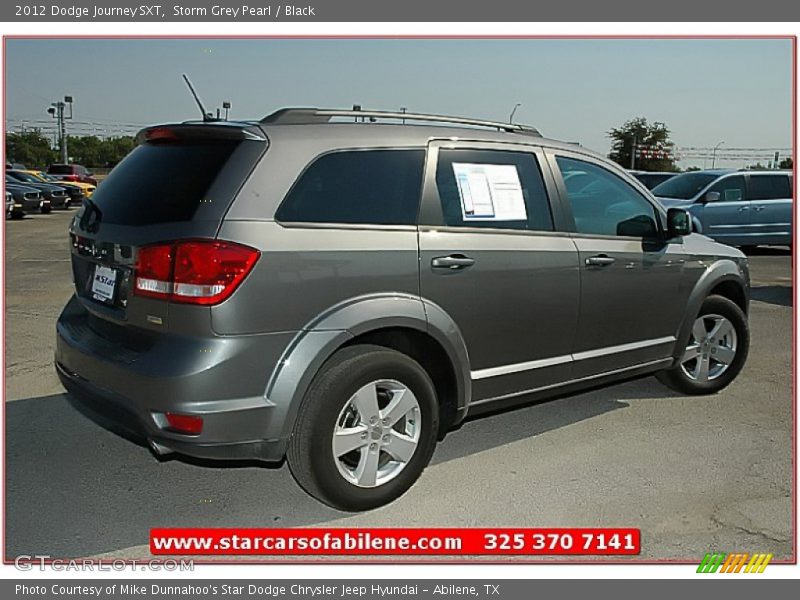 Storm Grey Pearl / Black 2012 Dodge Journey SXT