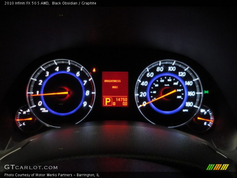 Black Obsidian / Graphite 2010 Infiniti FX 50 S AWD