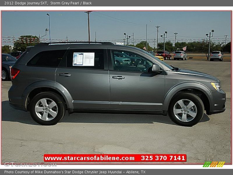 Storm Grey Pearl / Black 2012 Dodge Journey SXT