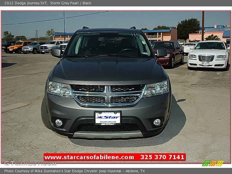 Storm Grey Pearl / Black 2012 Dodge Journey SXT