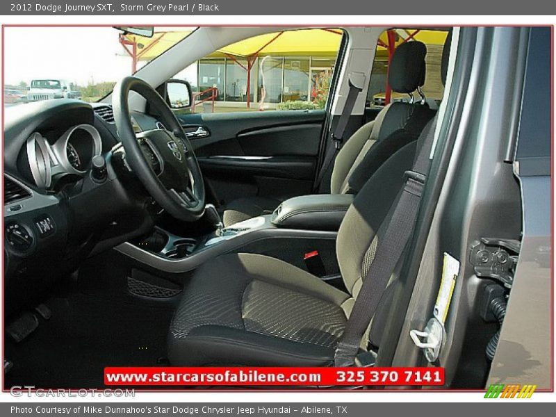 Storm Grey Pearl / Black 2012 Dodge Journey SXT