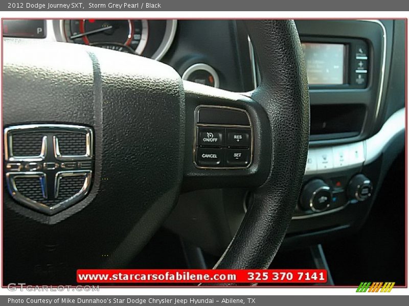 Storm Grey Pearl / Black 2012 Dodge Journey SXT