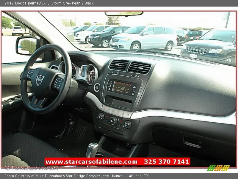 Storm Grey Pearl / Black 2012 Dodge Journey SXT