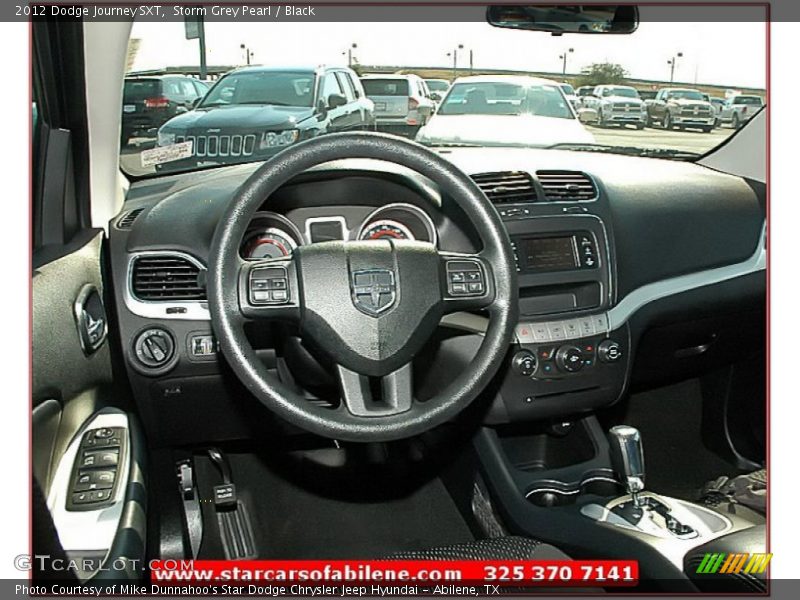 Storm Grey Pearl / Black 2012 Dodge Journey SXT