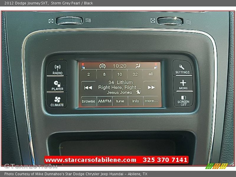 Storm Grey Pearl / Black 2012 Dodge Journey SXT