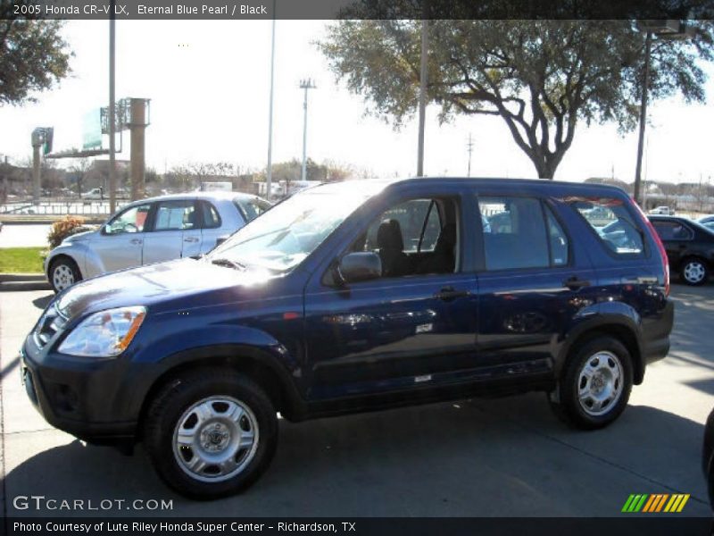 Eternal Blue Pearl / Black 2005 Honda CR-V LX