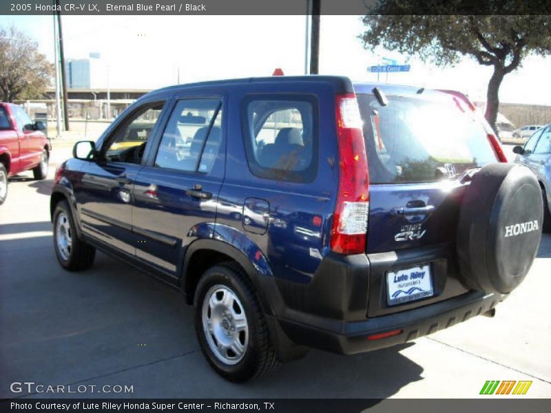 Eternal Blue Pearl / Black 2005 Honda CR-V LX