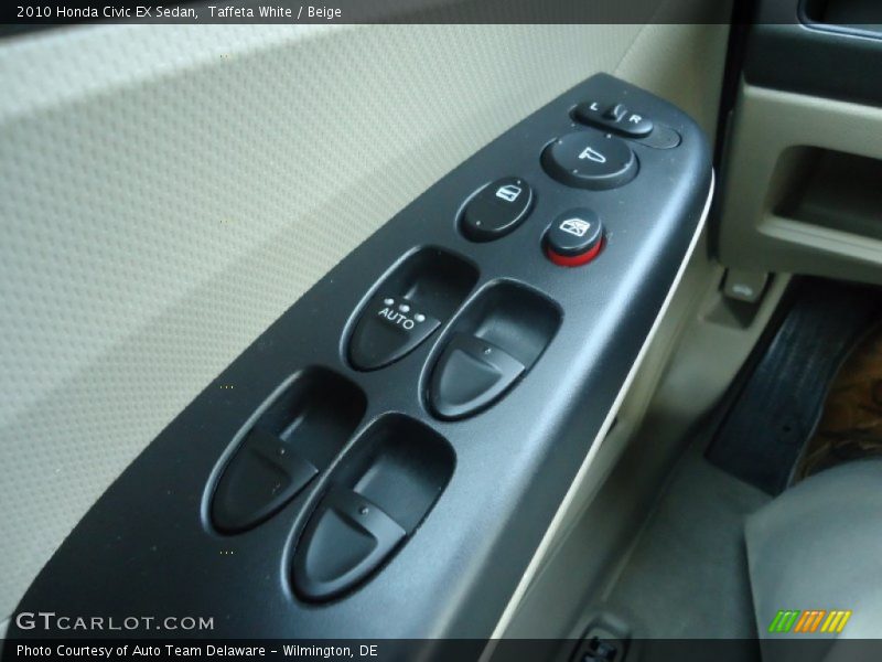 Taffeta White / Beige 2010 Honda Civic EX Sedan