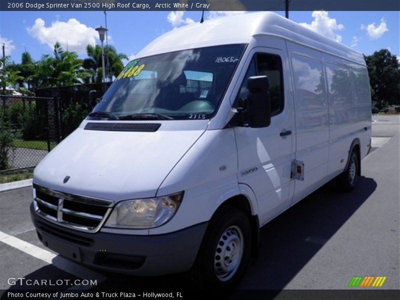 Arctic White / Gray 2006 Dodge Sprinter Van 2500 High Roof Cargo