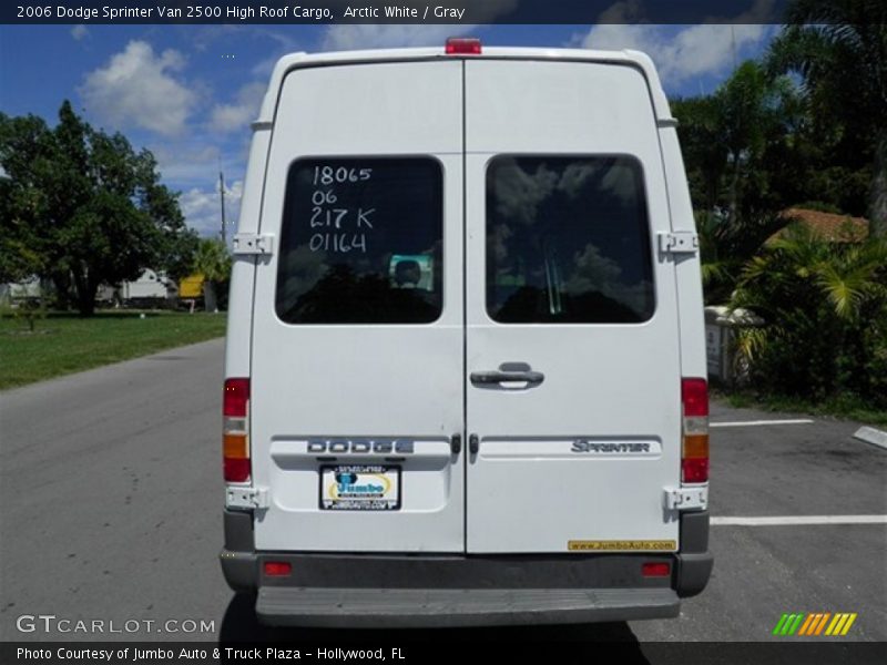 Arctic White / Gray 2006 Dodge Sprinter Van 2500 High Roof Cargo