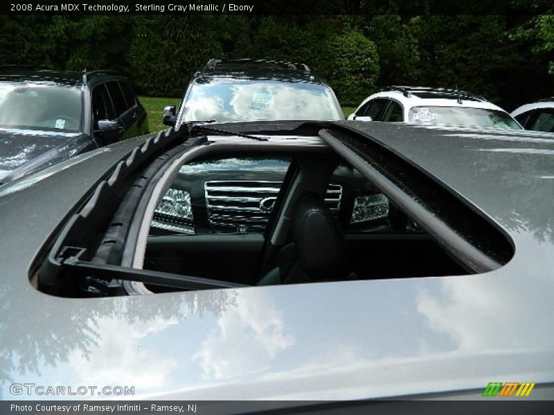 Sterling Gray Metallic / Ebony 2008 Acura MDX Technology
