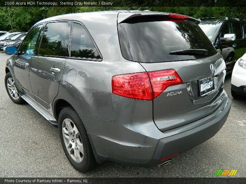 Sterling Gray Metallic / Ebony 2008 Acura MDX Technology