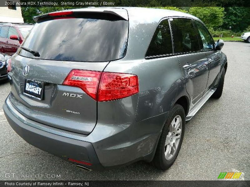 Sterling Gray Metallic / Ebony 2008 Acura MDX Technology