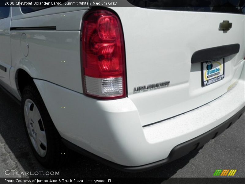 Summit White / Medium Gray 2008 Chevrolet Uplander Cargo