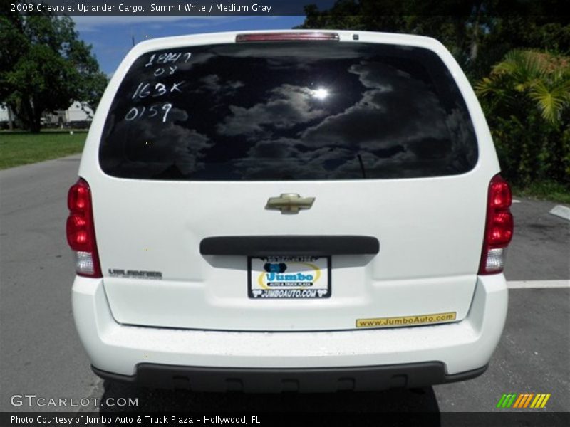 Summit White / Medium Gray 2008 Chevrolet Uplander Cargo