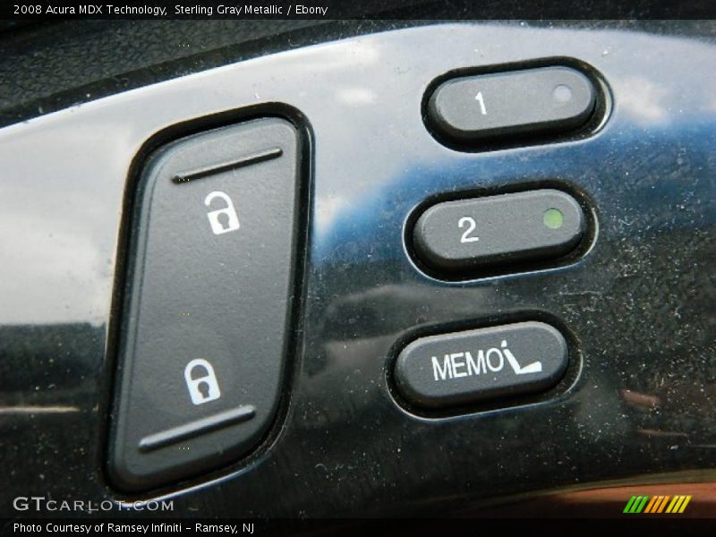 Sterling Gray Metallic / Ebony 2008 Acura MDX Technology