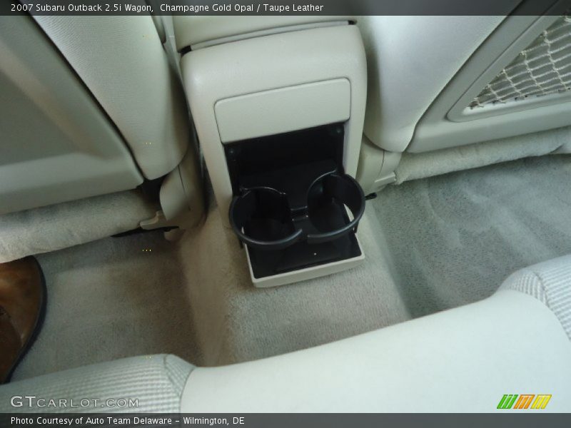 Champagne Gold Opal / Taupe Leather 2007 Subaru Outback 2.5i Wagon