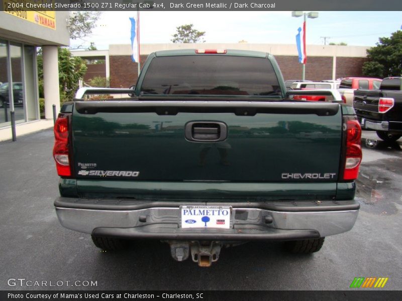 Dark Green Metallic / Dark Charcoal 2004 Chevrolet Silverado 1500 Z71 Regular Cab 4x4