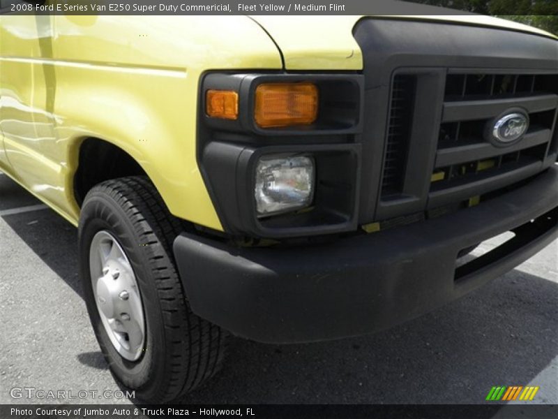 Fleet Yellow / Medium Flint 2008 Ford E Series Van E250 Super Duty Commericial