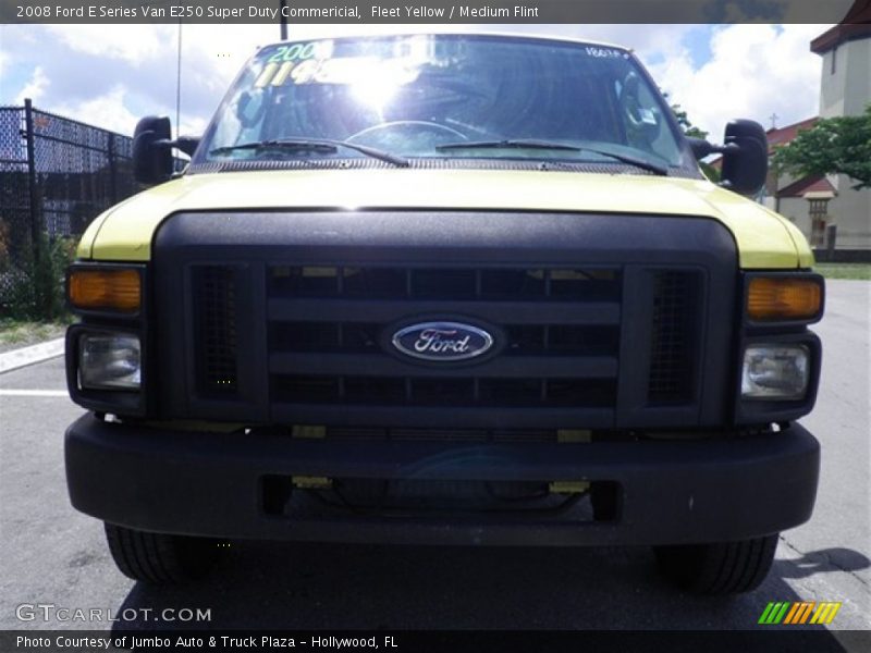Fleet Yellow / Medium Flint 2008 Ford E Series Van E250 Super Duty Commericial